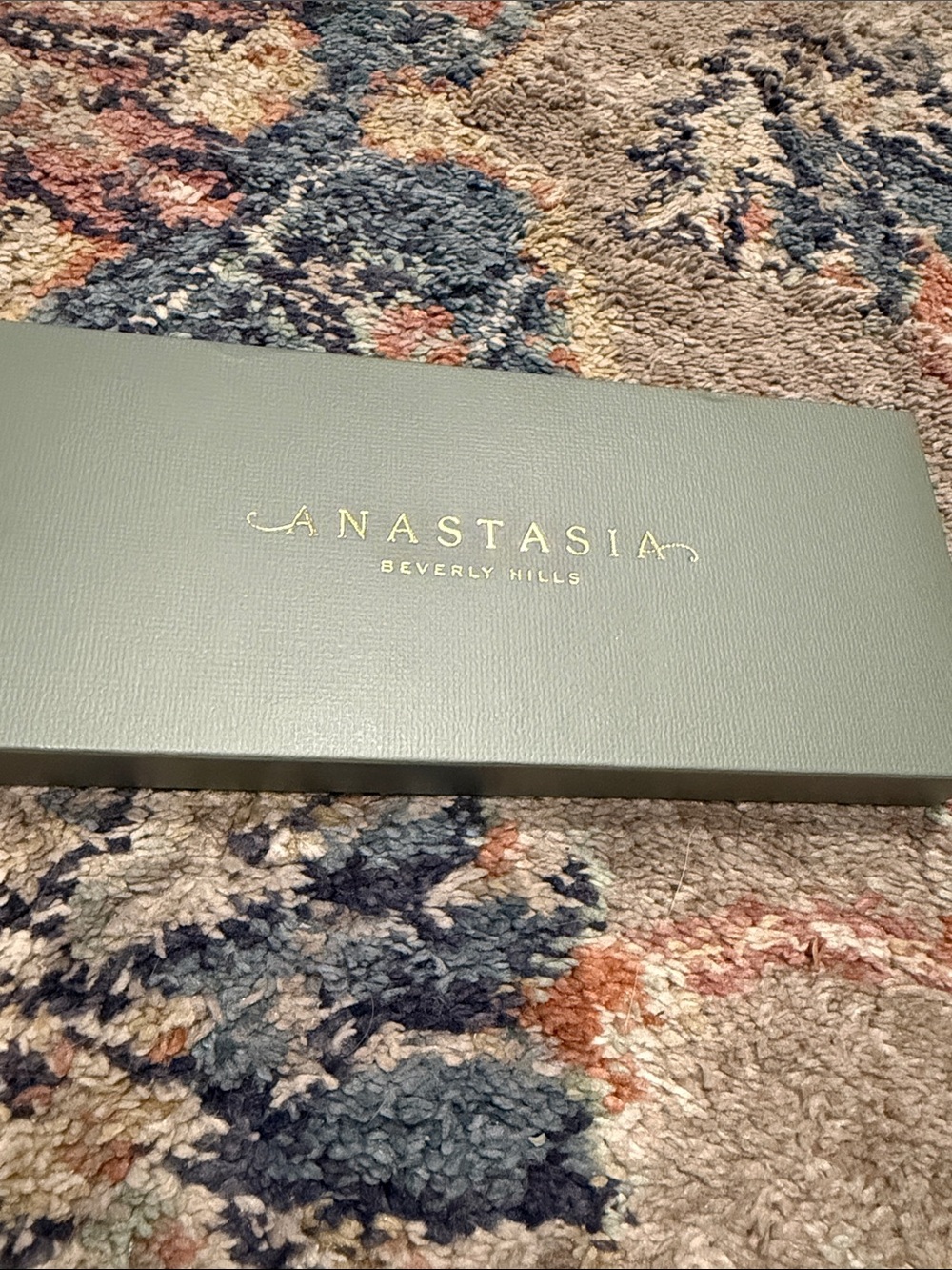 Anastasia Beverly Hills Sage Green Box with Gold Logo